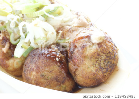 大量蔥章魚燒 大量蔥章魚燒 119458485