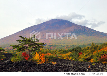 岩手山和火在秋天跑 岩手山和火在秋天跑 119458499