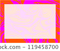 Marble frame openwork pink orange 119458700