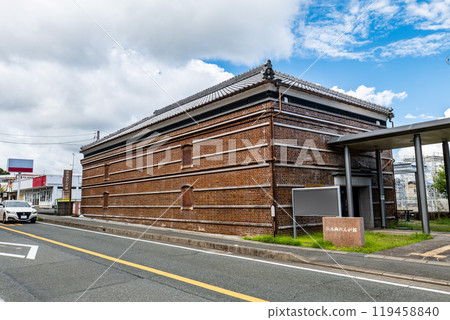 The Lake Hamana Brick Museum in Washizu, Kosai City, Shizuoka Prefecture, is an old warehouse for dried cocoons. 119458840
