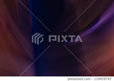 An abstract blur of dark and light shades, with swirling purples, blues, and hints of red in the composition. 119459745