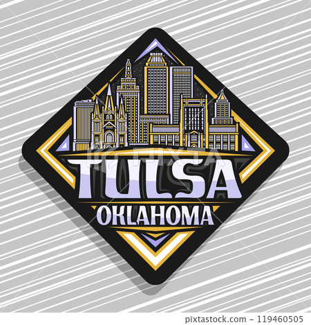Vector logo for Tulsa 119460505