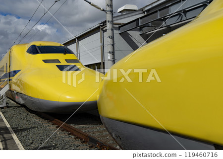 Two Doctor Yellows Two Doctor Yellows 119460716