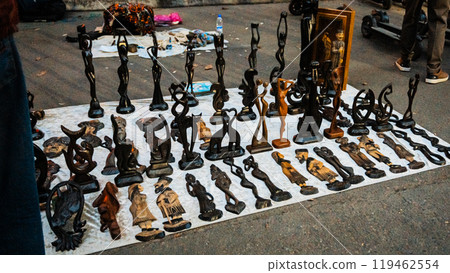 Tashkent, Uzbekistan- 09252024: Arbat street in the city, Broadway Alley 119462554