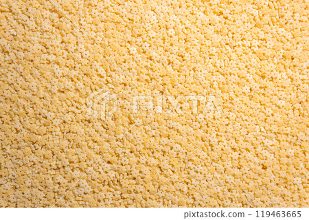 Uncooked Stelline Pasta Background Uncooked Stelline Pasta Background 119463665