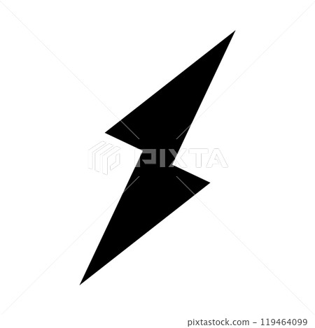 Lightning Illustration Icon Lightning Illustration Icon 119464099