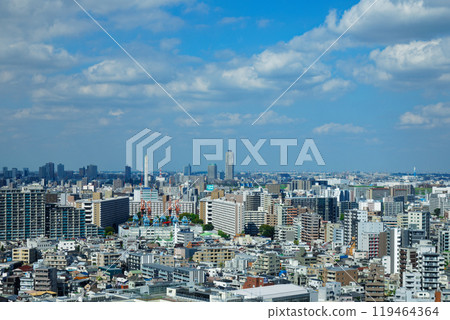 從Kitatopia看川口元鄉住宅區，Elsa Tower 55 119464364