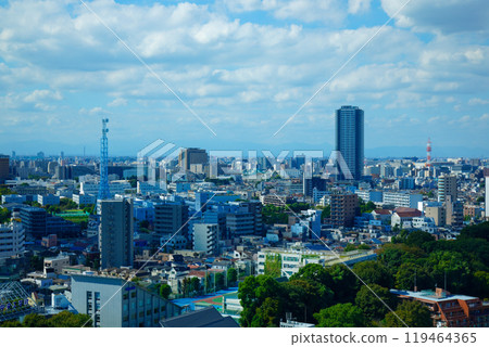從 Kitatopia 眺望那須瀧公園和十條塔的城市景觀 從 Kitatopia 眺望那須瀧公園和十條塔的城市景觀 119464365