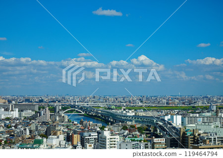 View of the cityscape towards Kahoku Junction and Toshimabashi from Kita-Topia View of the cityscape towards Kahoku Junction and Toshimabashi from Kita-Topia 119464794