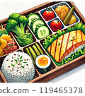 美味的午餐盒 119465378