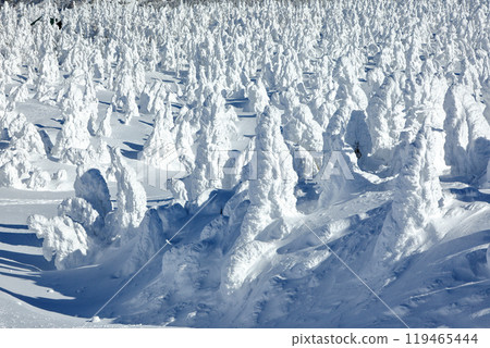 山形藏王滑雪場纜車站 從地藏山頂欣賞冰雪覆蓋的壯麗景色 山形藏王滑雪場纜車站 從地藏山頂欣賞冰雪覆蓋的壯麗景色 119465444