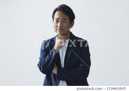 Thinking Middle Male 119465645