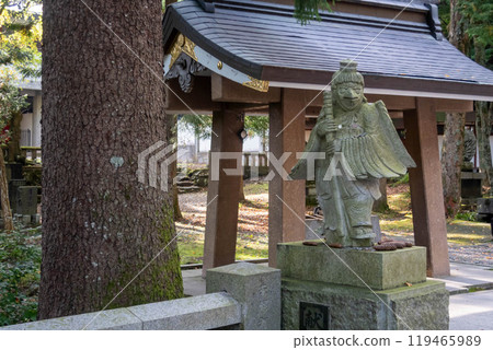 Small Tengu in the grounds of Mirokuji Temple, Ryuka-in, Kashozan, Numata City, Gunma Prefecture Small Tengu in the grounds of Mirokuji Temple, Ryuka-in, Kashozan, Numata City, Gunma Prefecture 119465989
