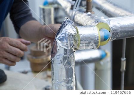 Thermal insulation work 119467696