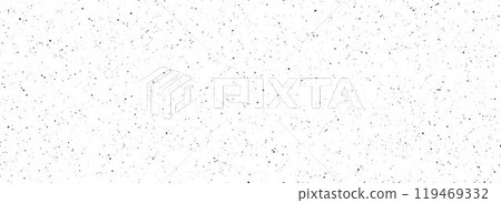 Black speckle seamless texture. Distress grunge grain dot background. Gritty dirt splash repeated pattern. Splattered grit overlay with drops, specks, flecks. Scuff weathered noise pattern. Vector Black speckle seamless texture. Distress grunge grain dot background. Gritty dirt splash repeated pattern. Splattered grit overlay with drops, specks, flecks. Scuff weathered noise pattern. Vector 119469332