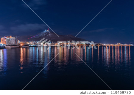 Night view of Hakodate, Hokkaido 119469780