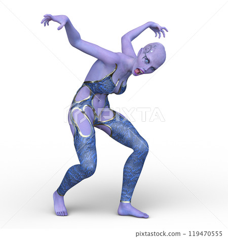 Female alien Female alien 119470555
