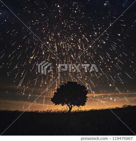 night sky with stars 119470867