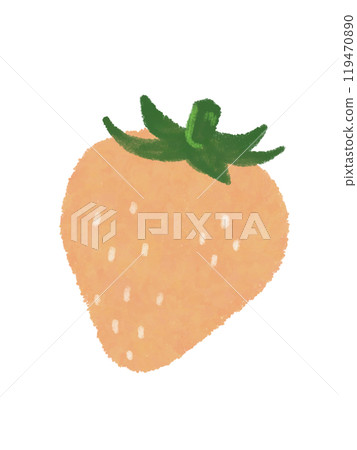 新鮮草莓的可愛插圖 119470890