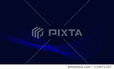 Blue abstract wave background with copy space.and Abstract Waving Line Particle Technology Background Blue abstract wave background with copy space.and Abstract Waving Line Particle Technology Background 119471107