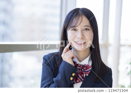 Beauty image of high school girls 119471504