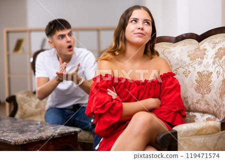 Wife and husband daughter scandal in home 119471574