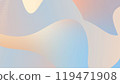 Wavy pastel gradient mash flow shape background landing page. Trendy tones of modern color blue, green, and orange blend background design for cover, poster, flyer, presentation, advertising, banner. 119471908