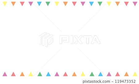 Colorful flags background illustration 119473352