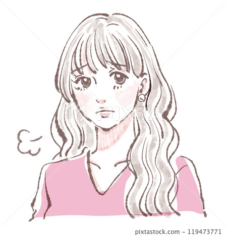 婦女和女孩插畫素材 119473771