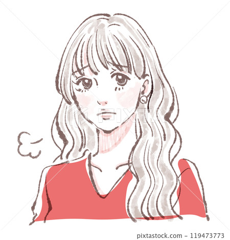 婦女和女孩插畫素材 婦女和女孩插畫素材 119473773