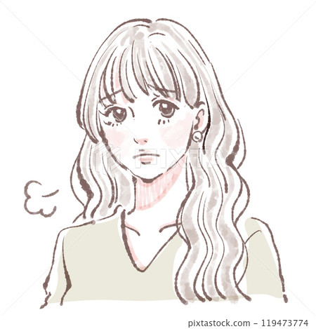 婦女和女孩插畫素材 婦女和女孩插畫素材 119473774