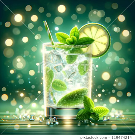 Gin and Tonic glass  119474214