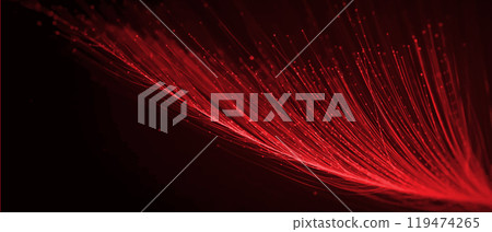Abstract red paticles magic wave dynamic steam flowing on black background vector Abstract red paticles magic wave dynamic steam flowing on black background vector 119474265