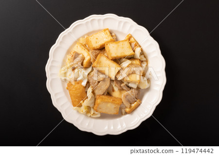 炒豬肉和豬肉 119474442