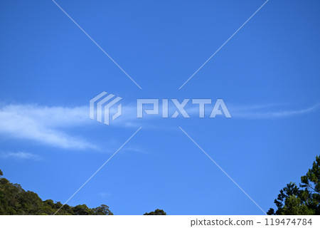 秋天天空和雲彩 119474784