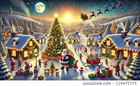 Snowing Christmas 119475775