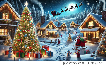 Snowy Christmas 119475776