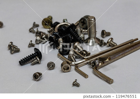 Bolts & screws and hex wrenches Bolts & screws and hex wrenches 119476551