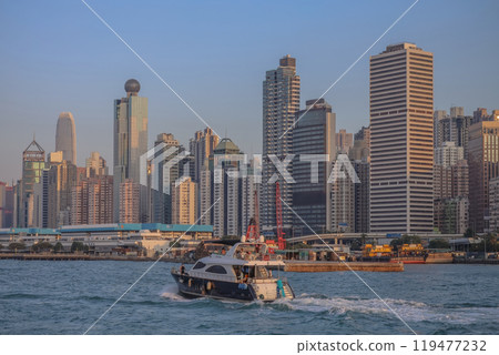 Oct 12 2024 Scenic Coastline of Central and Western District in Hong Kong 119477232