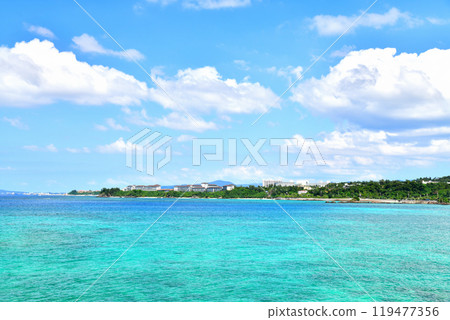 View of Halekulani Okinawa/Kibougaoka from Yasufuso (Onna Village, Okinawa Prefecture) [2024.10] 119477356