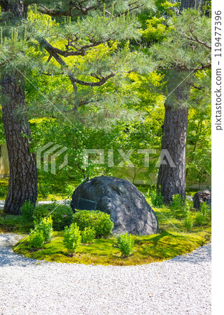從正殿看紫式部住宅遺址、流山寺、源氏花園 119477396