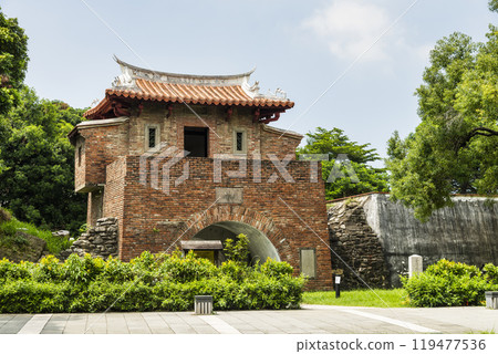 The formerly East Gate remains of Tainan Prefectural City Wall and Minor West Gate, Taiwan. It is part of the National Cheng Kung University campus. The formerly East Gate remains of Tainan Prefectural City Wall and Minor West Gate, Taiwan. It is part of the National Cheng Kung University campus. 119477536