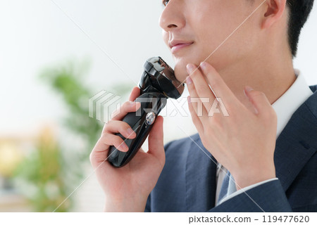 剃須的商人 119477620