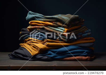 Harmonious Stack of Coordinated Fabrics 119478270