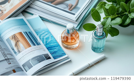 Magazine on the table Magazine on the table 119479390