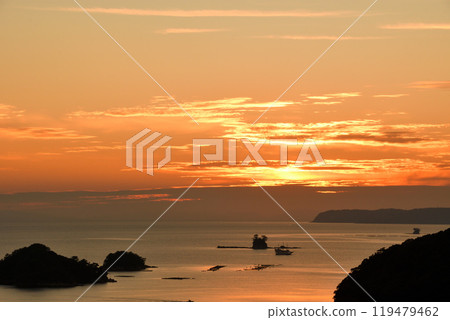 Kujuku島的晚上風景 119479462