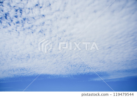 秋天的天空鱗片狀雲 119479544