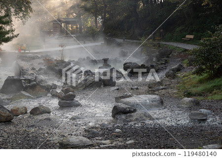 Kawahara Park in the west of Kusatsu Onsen 119480140