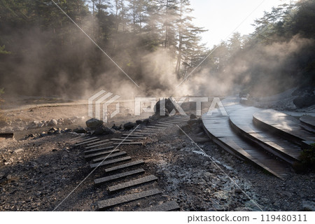草津溫泉西面的川原公園 草津溫泉西面的川原公園 119480311