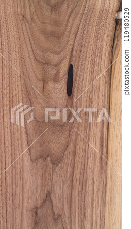Texture of black walnut solid board untreated Texture of black walnut solid board untreated 119480529